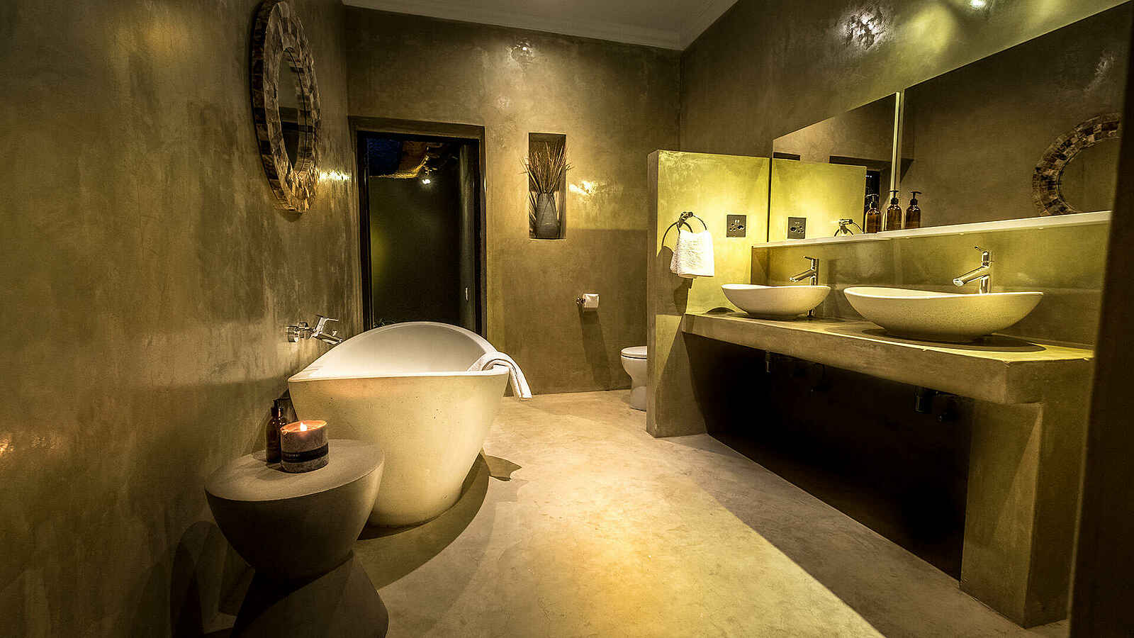 Bagatelle Kalahari Boutique Farmhouse: Gästebad Bagatelle Kalahari Boutique Farmhouse: Gästebad