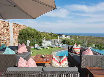 Grootbos Forest Lodge: Am Pooldeck Grootbos Forest Lodge: Am Pooldeck