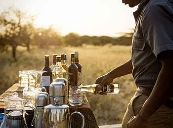 Oliver's Camp: Sundowner-Bar Oliver's Camp: Sundowner-Bar