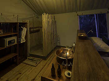 Pelo Camp: Gästebad Pelo Camp: Gästebad