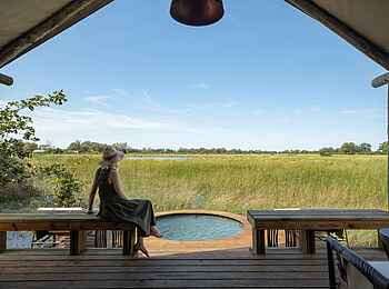 Sable Alley Camp: Ausblick von Veranda