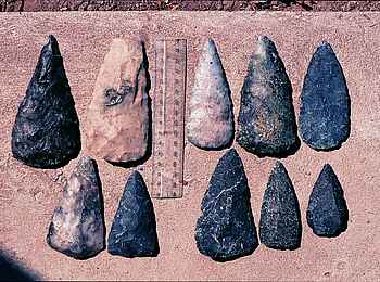 San Camp: Artefakte aus den Pfannen