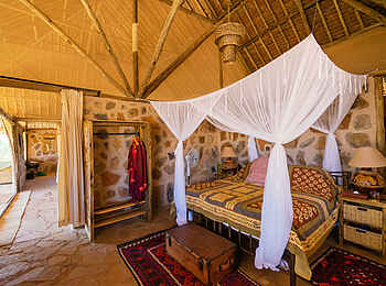 Saruni Rhino: Blick in den Bungalow Saruni Rhino: Blick in den Bungalow