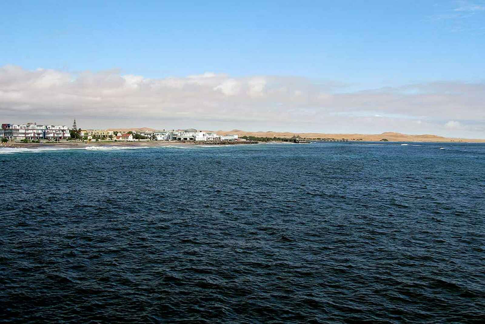 Desert Breeze Lodge: Blick auf Swakopmund Desert Breeze Lodge: Blick auf Swakopmund