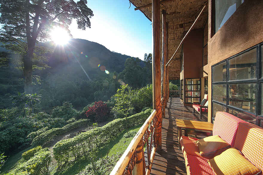 Mahogany Springs Safari Lodge: Morgensonne Mahogany Springs Safari Lodge: Morgensonne