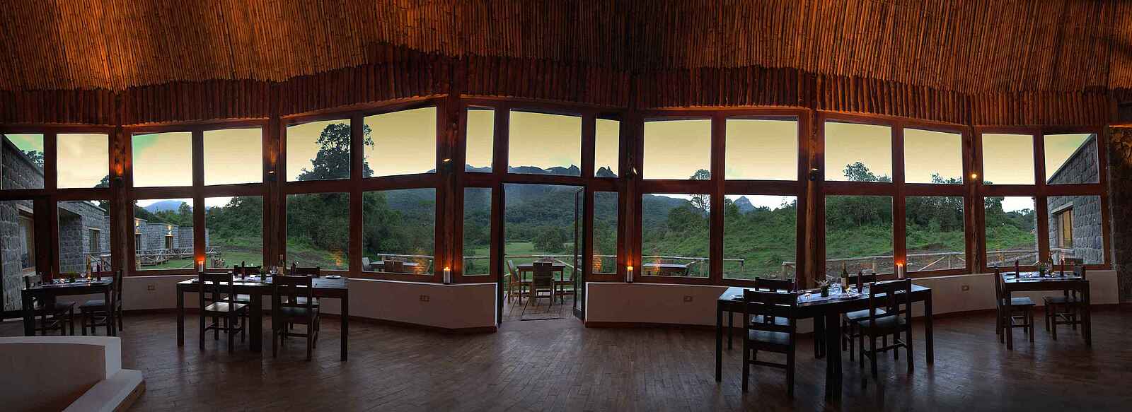 Bale Mountain Lodge: Panorama der Lounge Bale Mountain Lodge: Panorama der Lounge