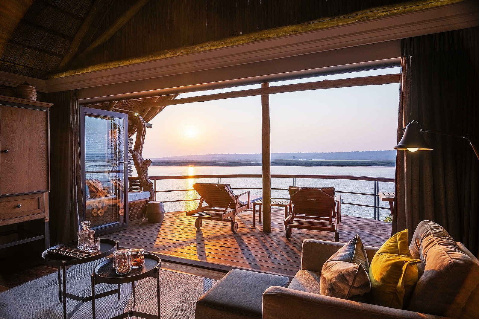 Chobe Water Villas: Blick hinaus Chobe Water Villas: Blick hinaus