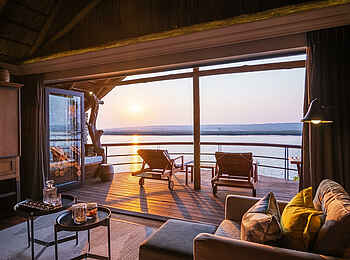 Chobe Water Villas: Blick hinaus