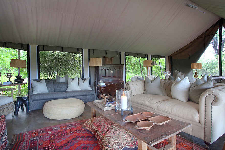 Machaba Camp: Lounge Machaba Camp: Lounge