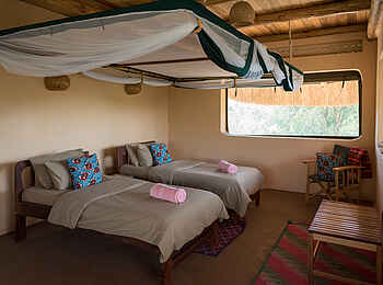 Murchison River Lodge: Twin-Betten