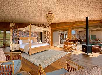 One Nature Mara River Lodge: Geräumiges Schlafzimmer