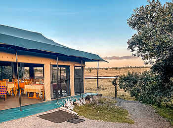 Porini Rhino Camp: Messezelt