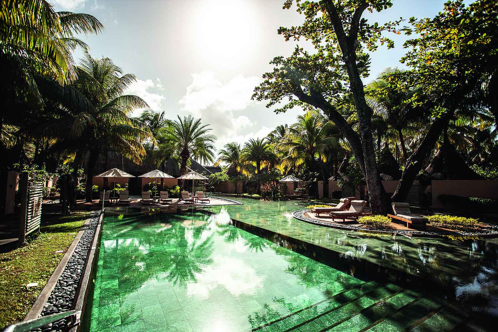 Shandrani Beachcomber Resort and Spa: Innenhof Shandrani Beachcomber Resort and Spa: Innenhof