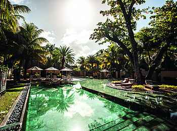 Shandrani Beachcomber Resort and Spa: Innenhof Shandrani Beachcomber Resort and Spa: Innenhof