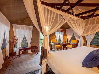 Thamo Telele Camp: Im Gästezelt Thamo Telele Camp: Im Gästezelt