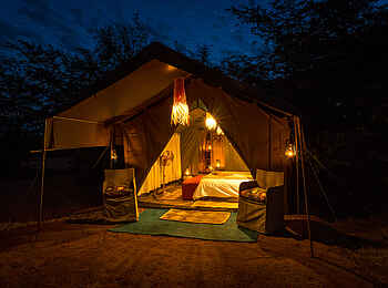 Hwange Bush Camp: Zelteingang