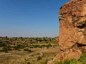 Mashatu Game Reserve: Felsen am MMamagwa Hill