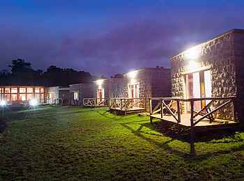 Bale Mountain Lodge: Zimmer bei Nacht Bale Mountain Lodge: Zimmer bei Nacht