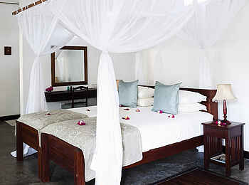 Ibo Island Lodge: Twin-Betten des Gartenzimmers Juwa