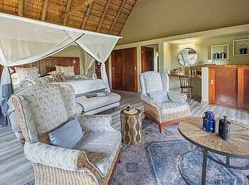 Kambaku River Sands: Eine geräumige Gästesuite Kambaku River Sands: Eine geräumige Gästesuite