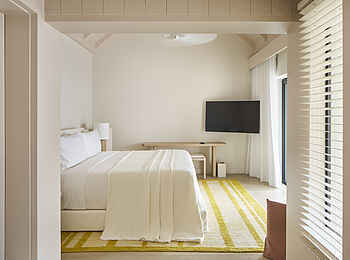 LUX Belle Mare: Das Hauptschlafzimmer der Prestige Villa LUX Belle Mare: Das Hauptschlafzimmer der Prestige Villa