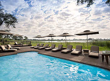 Nxabega Okavango Tented Camp: Swimming Pool