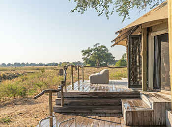 Nyamatusi Mahogany: Terrasse der Family Suite