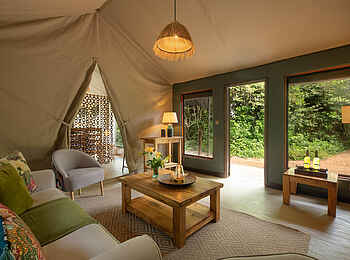 Rekero Camp: Family Tent Lounge