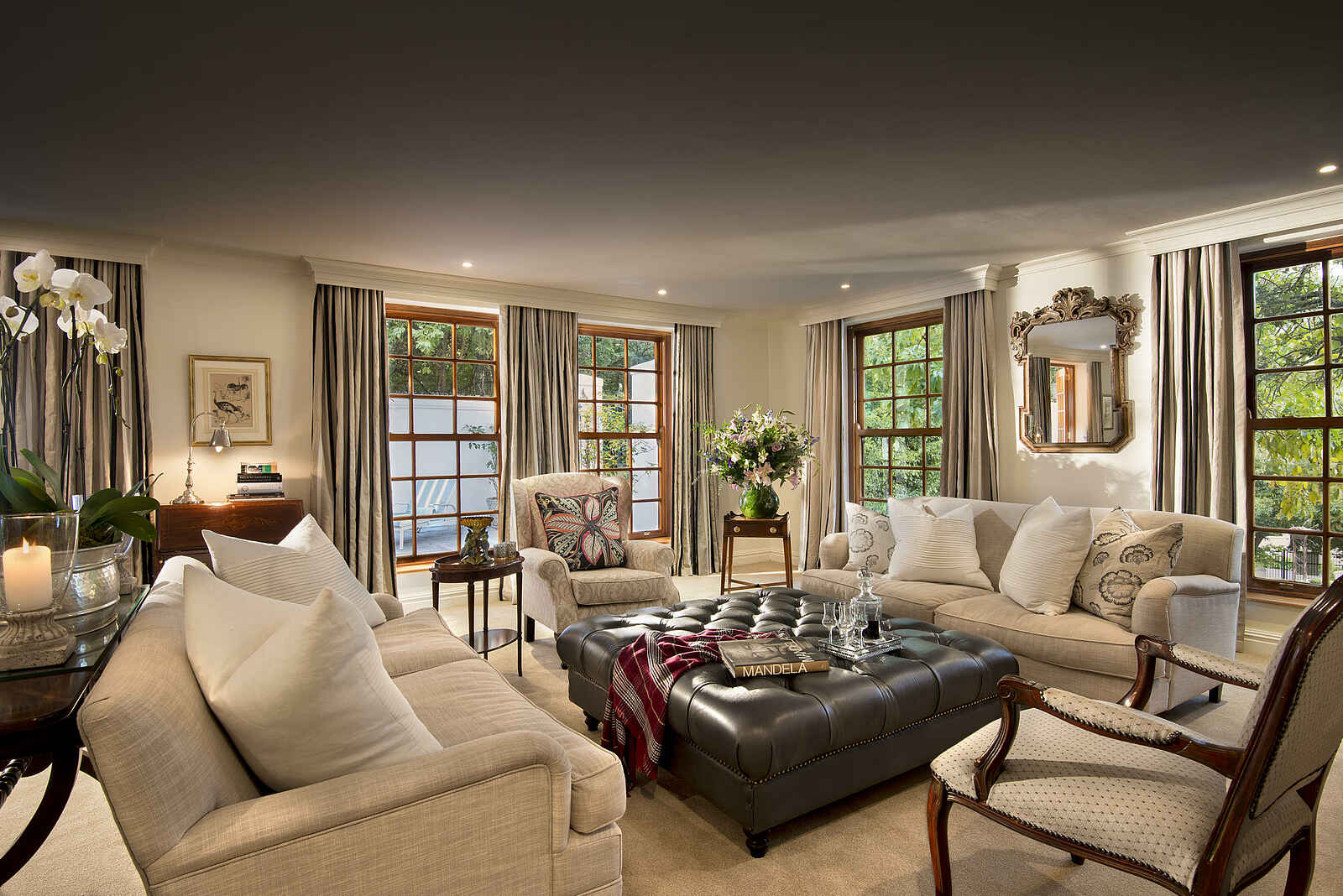 The Cellars-Hohenort Hotel & Spa: Madiba Villa Lounge The Cellars-Hohenort Hotel & Spa: Madiba Villa Lounge