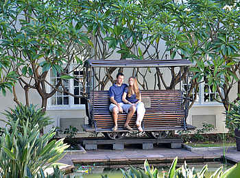 Victoria Falls Hotel: Hollywoodschaukel