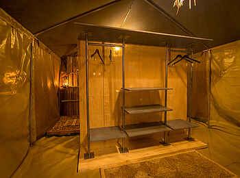 Hwange Bush Camp: Trennwand