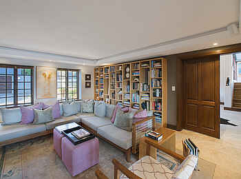 Kanonkop House: Die Bibliothek