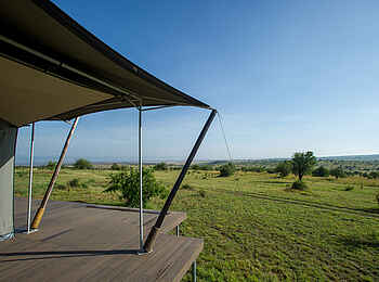 Mara Mara Tented Lodge: Vordach Mara Mara Tented Lodge: Vordach