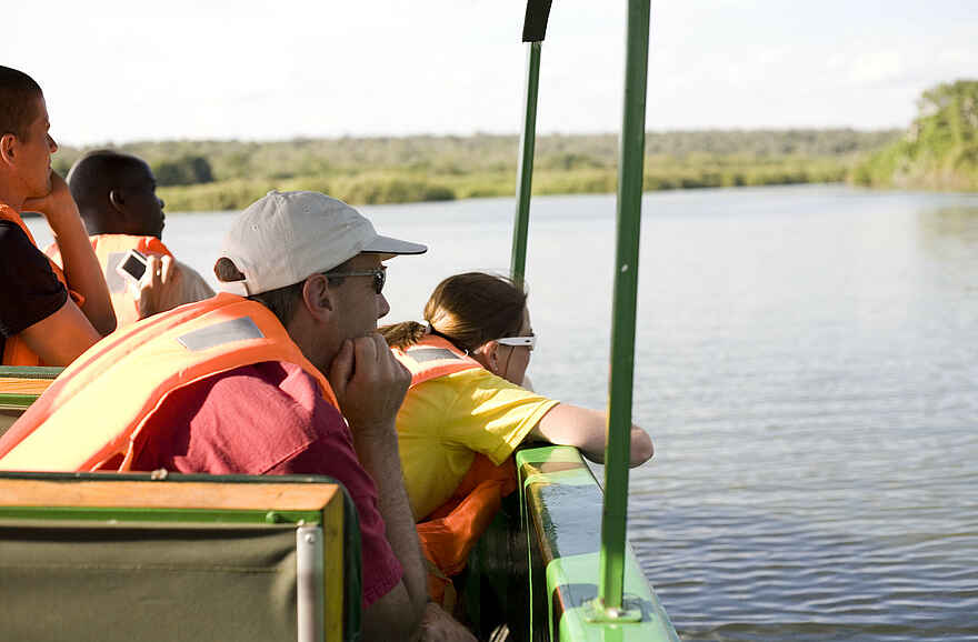Mihingo Lodge: Bootstour Mihingo Lodge: Bootstour