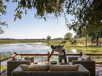 Sanctuary Chief's Camp: Außendeck