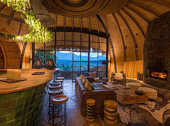 Bisate Lodge: An der Bar
