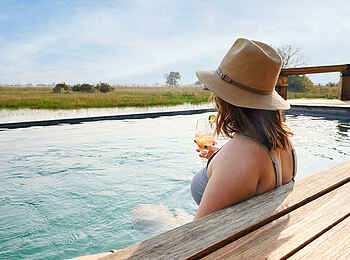 Camp Okavango: Im Pool Camp Okavango: Im Pool