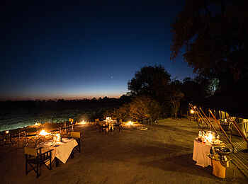 Little Machaba Camp: Abendstimmung