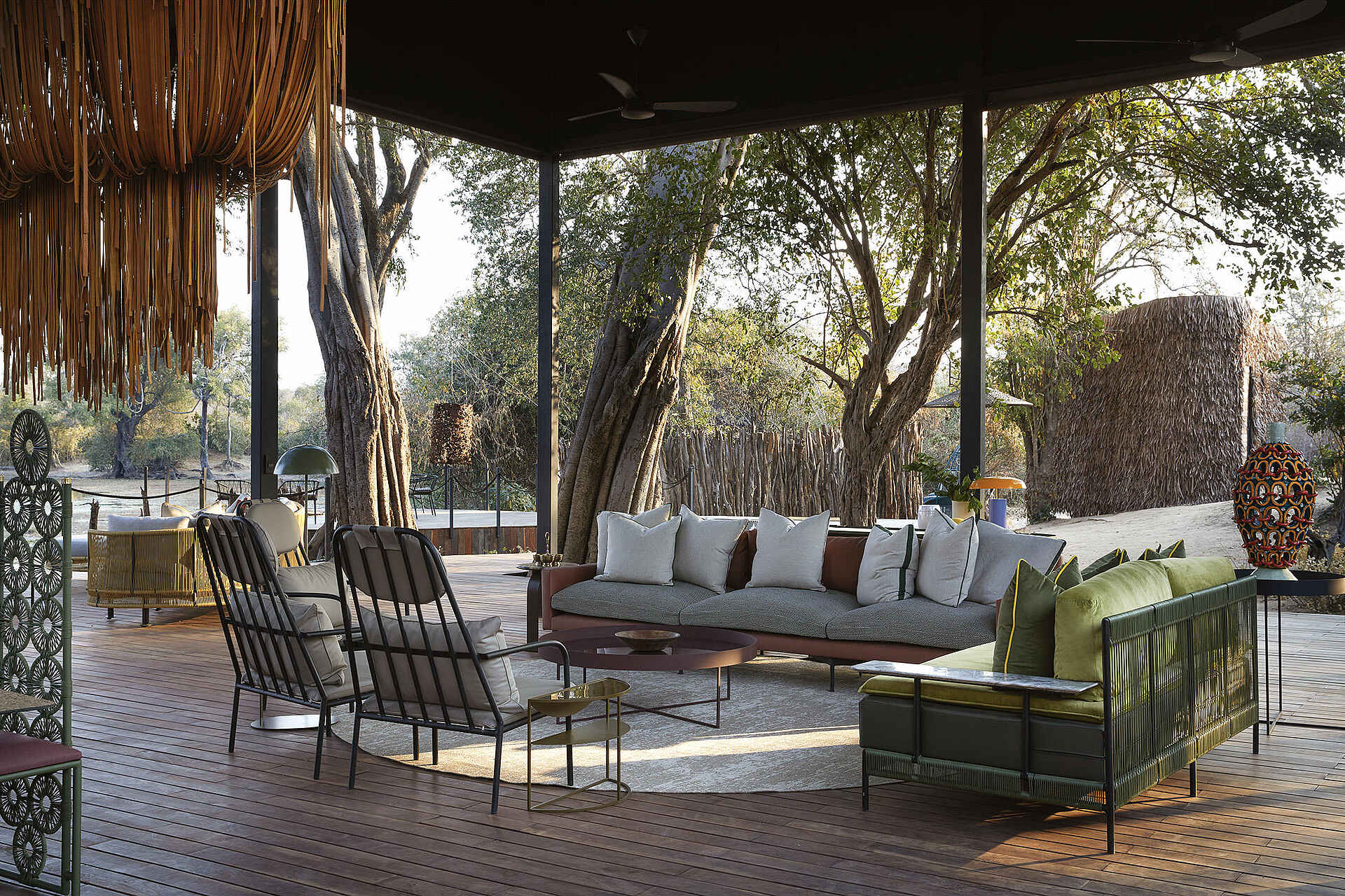 Molori Mashuma Luxury Tented Camp: Auf der Terrasse