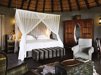 Motswari Game Lodge: Doppelbett