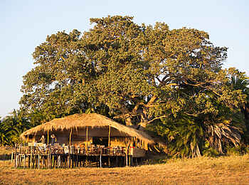 Mukambi Busanga Plains Camp: Das Hauptgebäude Mukambi Busanga Plains Camp: Das Hauptgebäude