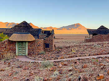 Namib Outpost: Eingang zur Suite Namib Outpost: Eingang zur Suite