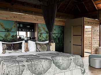 Vumbura Plains Camp: Suite Bett