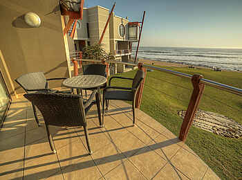 Beach Lodge Swakopmund: Private Veranda