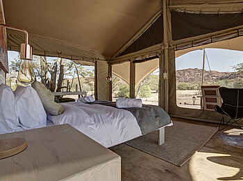 Malansrus Tented Camp: Blick aus dem Bett