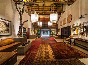 Sabi Sabi Bush Lodge: Eingangsbereich Sabi Sabi Bush Lodge: Eingangsbereich