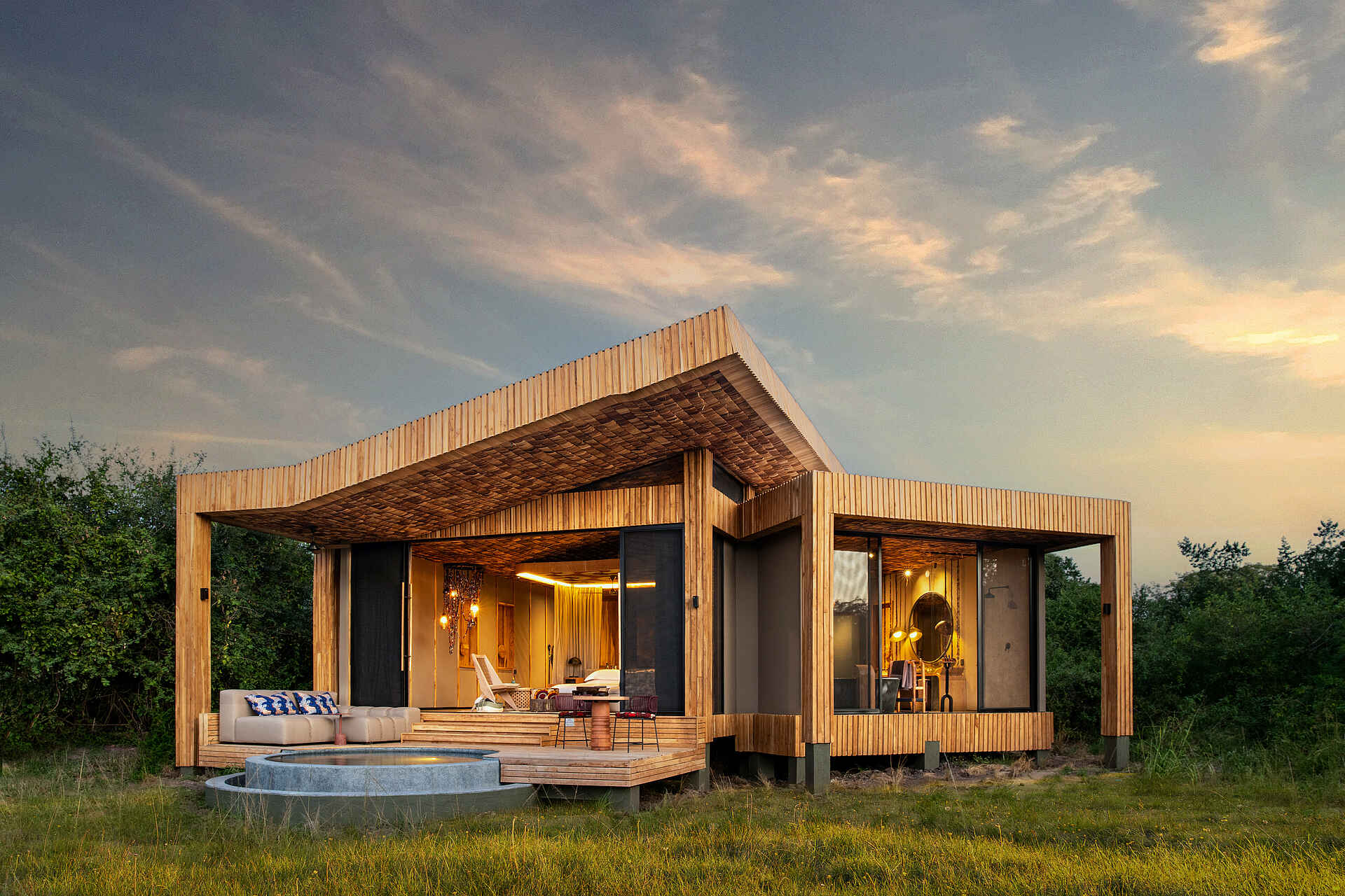 andBeyond Grumeti Serengeti River Lodge: Blick auf eine Suite