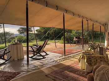 Cottar's 1920s Safari Camp: Blick aus dem Honeymoon Tent