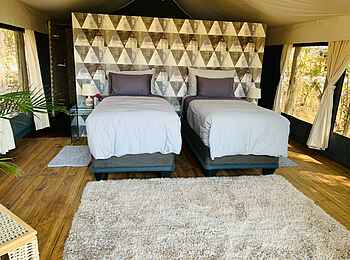 Khwai Expeditions Camp: Zweibettzelt Khwai Expeditions Camp: Zweibettzelt