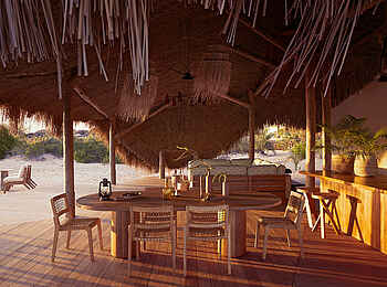 Kisawa Sanctuary: Überdachte Terrasse